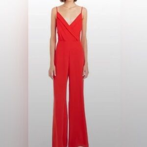 NWT Amanda Uprichard Jumpsuit in Red